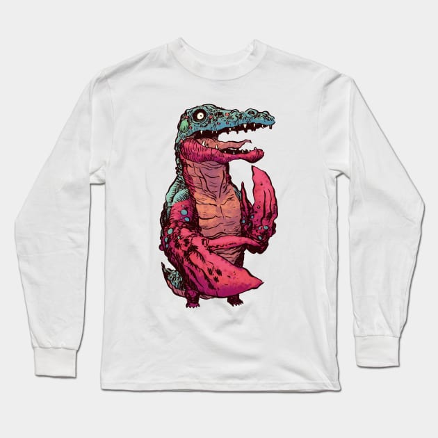 Croc Lobster Long Sleeve T-Shirt by jesse.lonergan